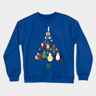 Funny Christmas tree Crewneck Sweatshirt